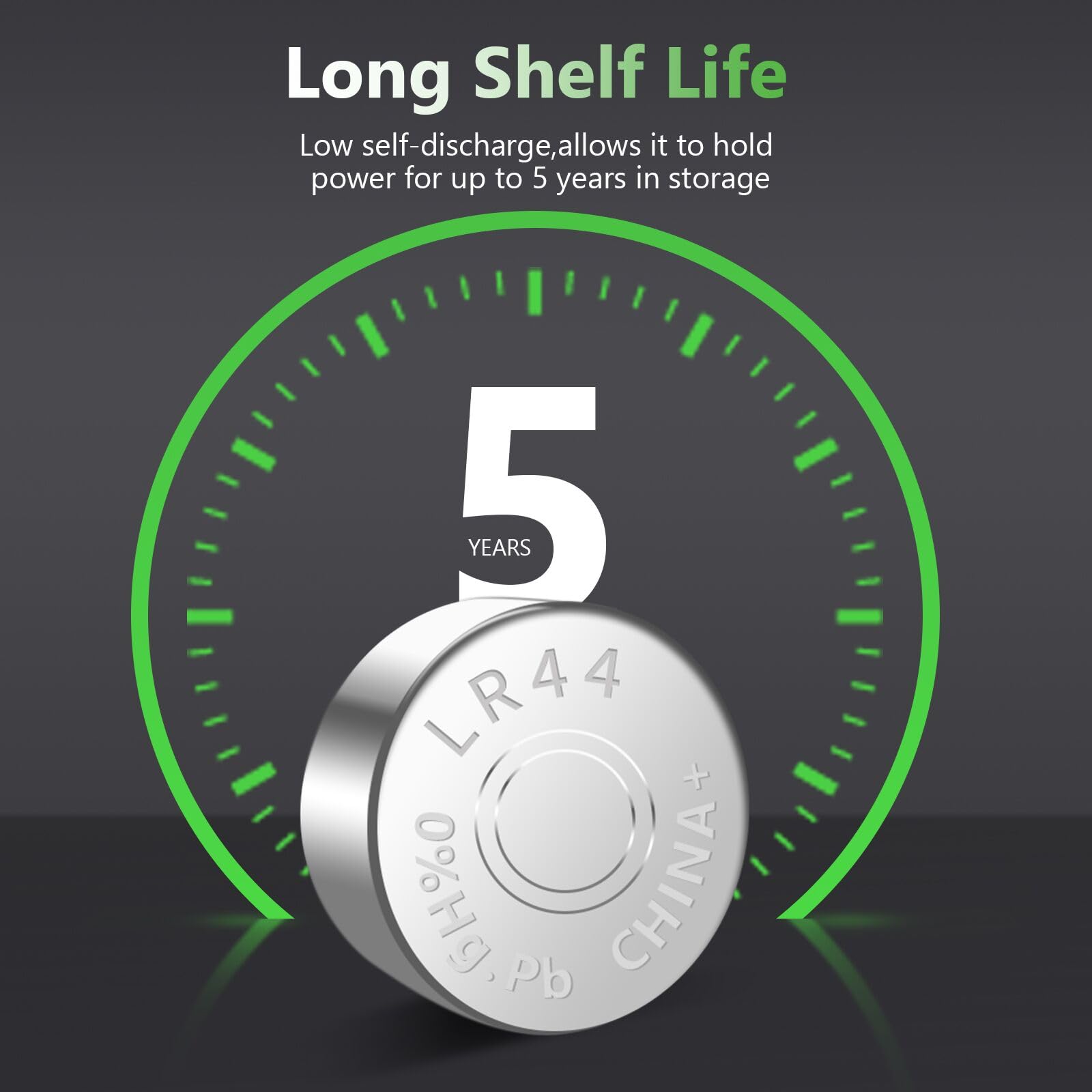 Tanatare 40 Pack Lr44 Alkaline Batteries, 1.5V Premium Button Coin Cell Long Lasting For Electronic Devices