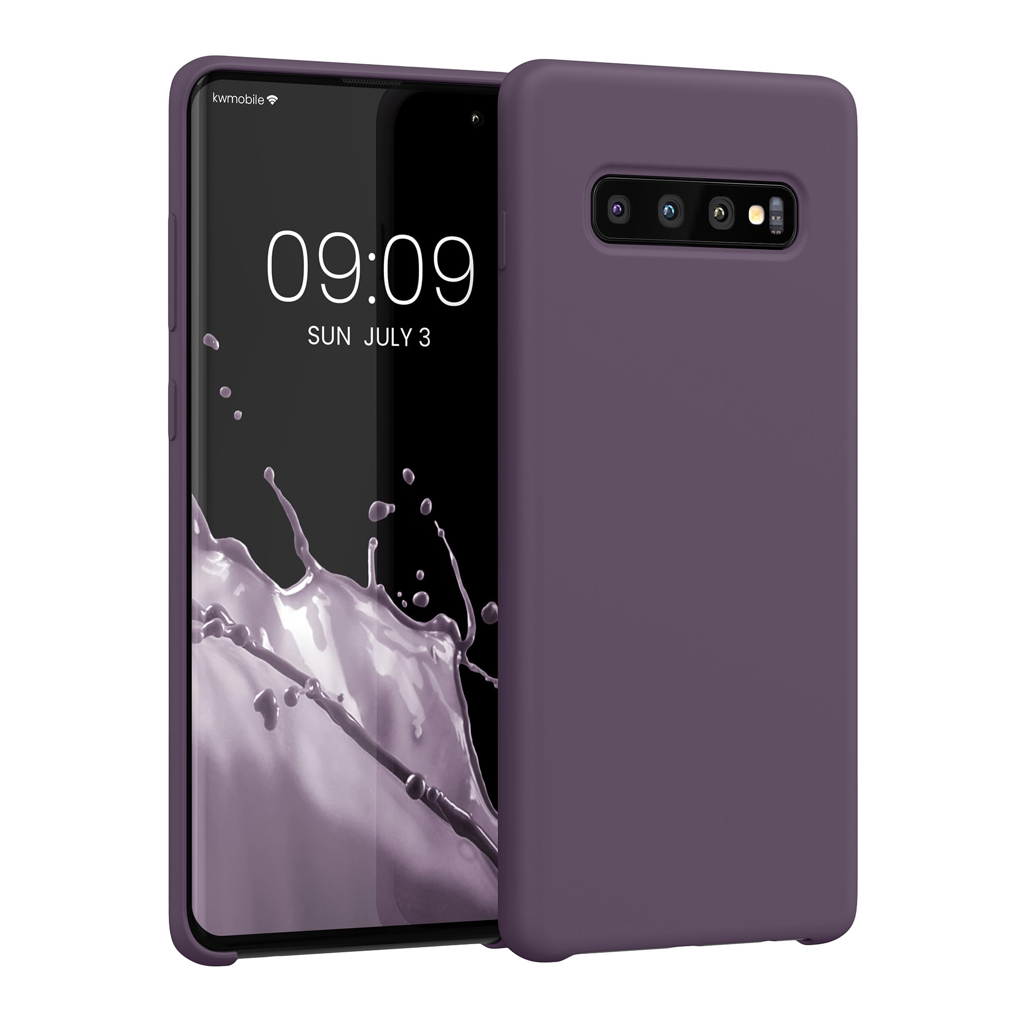 kwmobile Case Compatible with Samsung Galaxy S10 Plus / S10+ Case - TPU Silicone Phone Cover with Soft Finish - Pale Iris