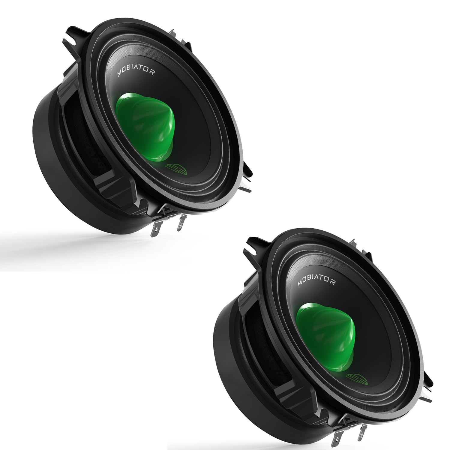 mobiator Midrange Loudspeakers MB-M404 4 400W Max, 4 Ohms High Efficiency Car Audio Door Speakers for Car or Truck Stereo Soun