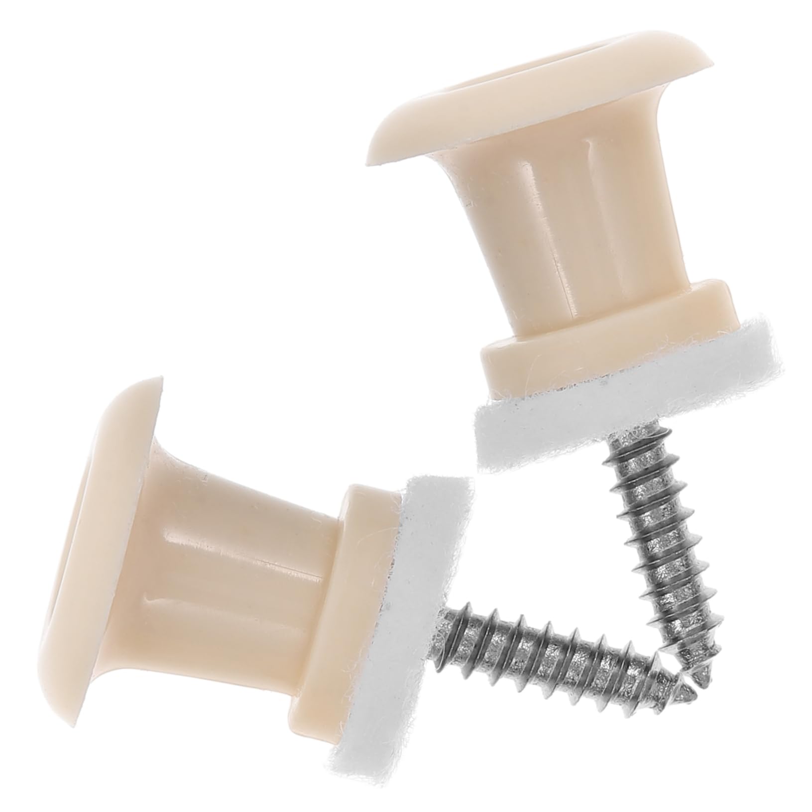 Yardwe Retro Guitar Strap Locks Cream Mushrooms Head 2 Pcs Non for Acoustic Bass Guitars