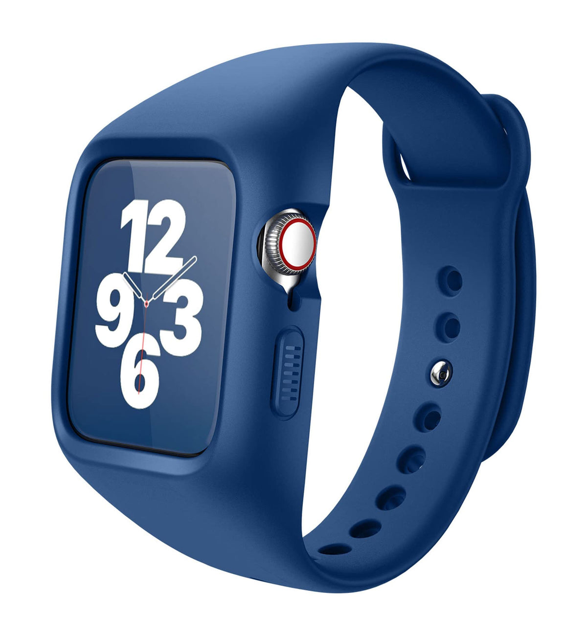 Suritch Sport Band Compatible With Apple Watch Band 40Mm 41Mm, Soft Silicone Shockproof Adjustable Wristbands Replacement Strap