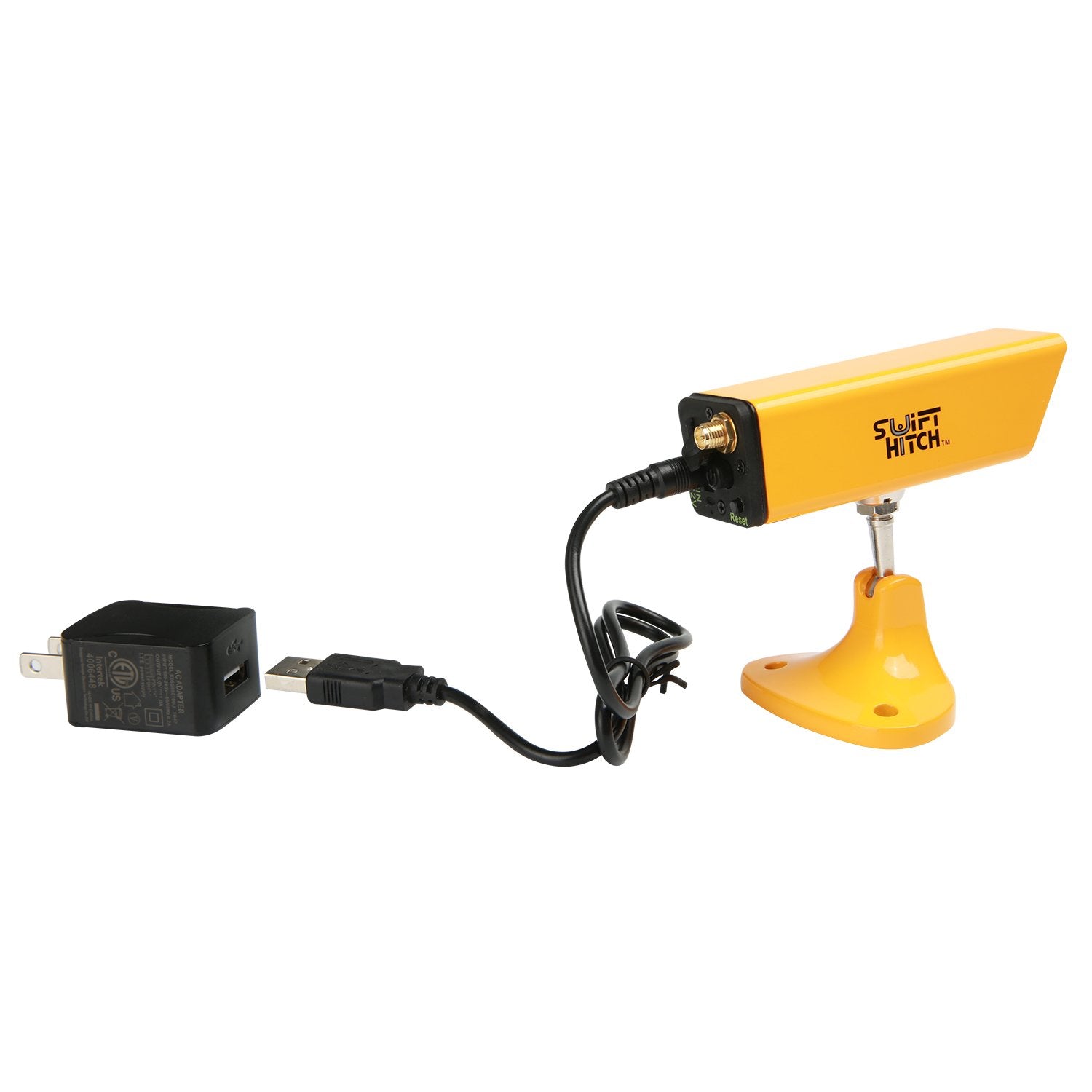 Swift Hitch Sh04 Wireless Battery Backup Camera System For Trailer Hitch Up, Rv Rear View Via Wifi Link And Monitoring On Iphone/Ipad Or Android Devices