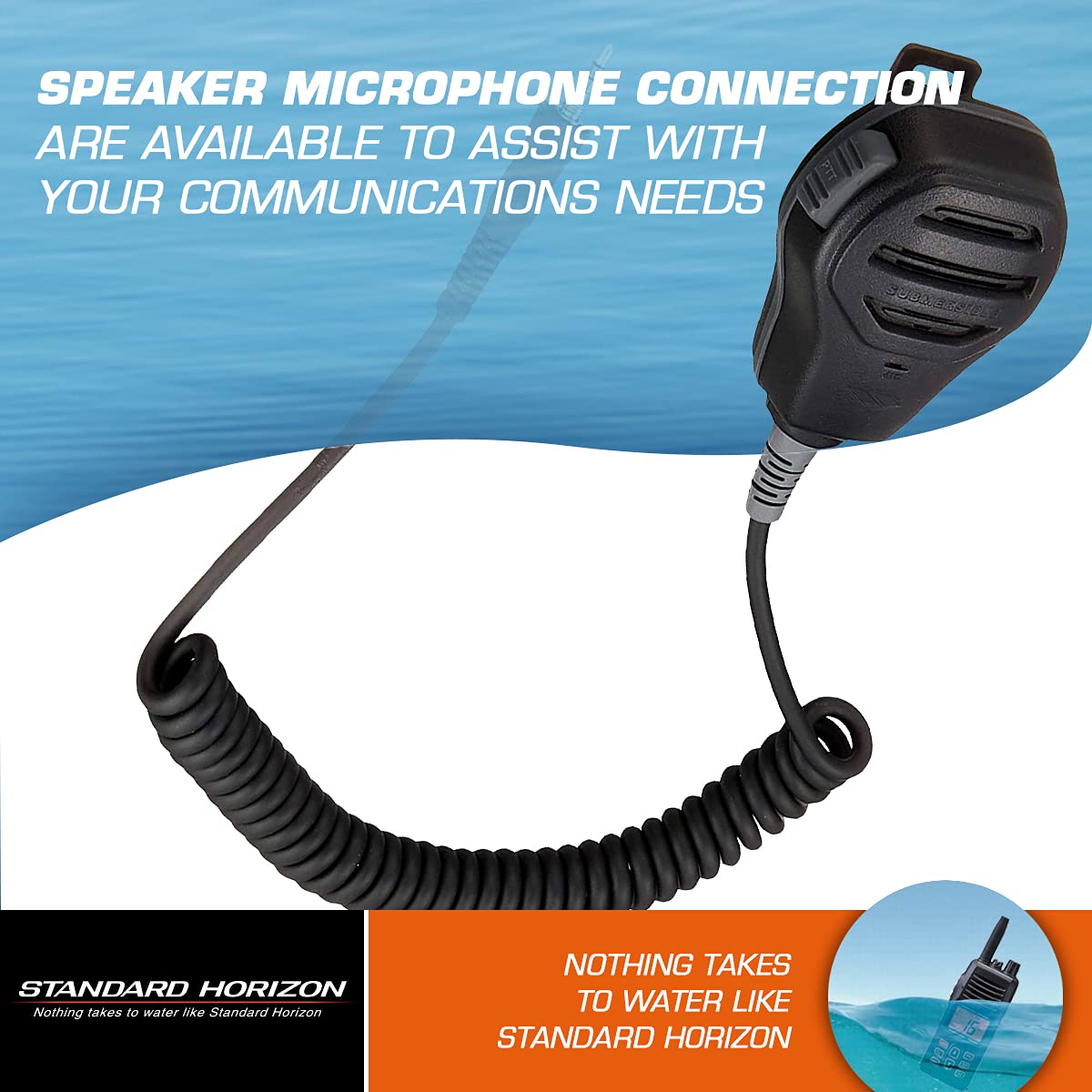 Standard Horizon Mh 73A4B Speaker/Microphone Black, Small