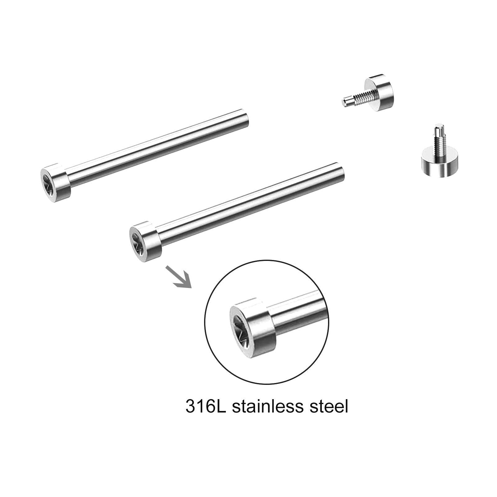 Isabake Screws And Screwdrivers For Garmin Forerunner 735Xt/230/220/235,Forerunner 235 Lite, Forerunner 620/630 Etc.2Pcs Stainle