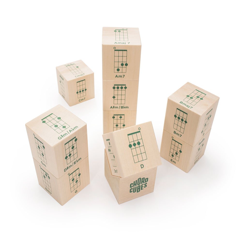 Uncle Goose Chord Cubes Ukulele Blocks   Made In The Usa