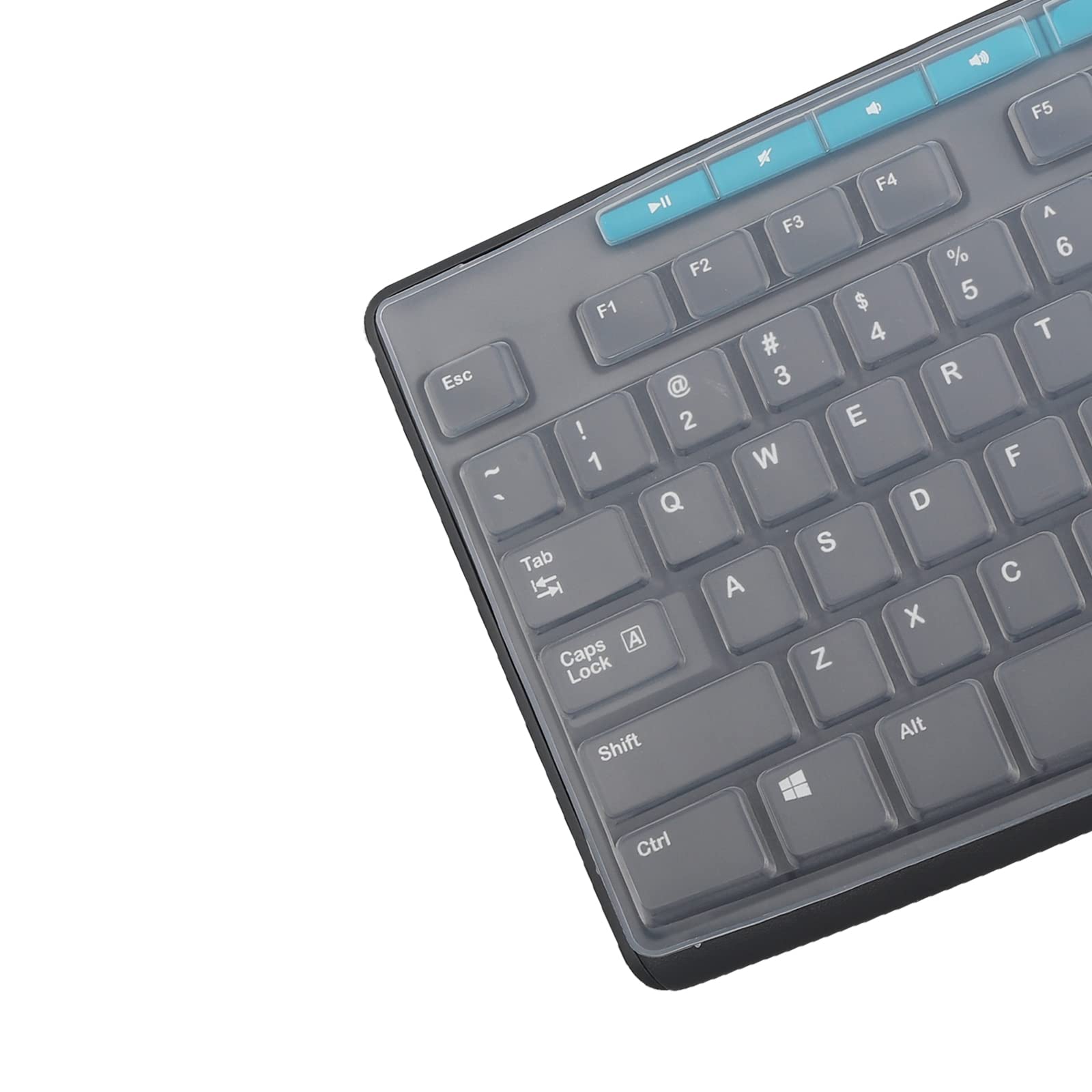 Mubuy Keyboard Cover Skin Protector Fit Logitech Mk295 Mk275 Mk270 Wireless Keyboard, Logitech K200 K260 K270 Mk200 Mk260 Keyboa