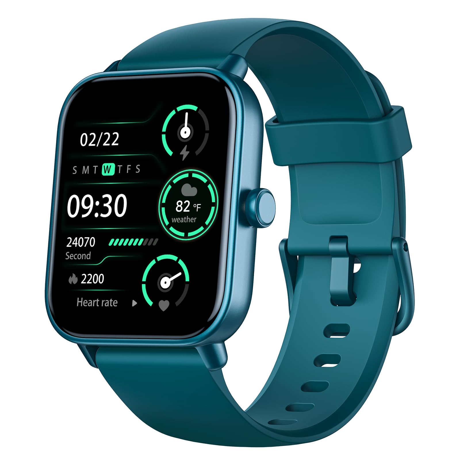 Smart Watches For Men Women Make/Answer Call, 1.8 '' Hd Smart Watch With Alexa, Fitness Watch With Spo2 Heart Rate/Sleep Monitor