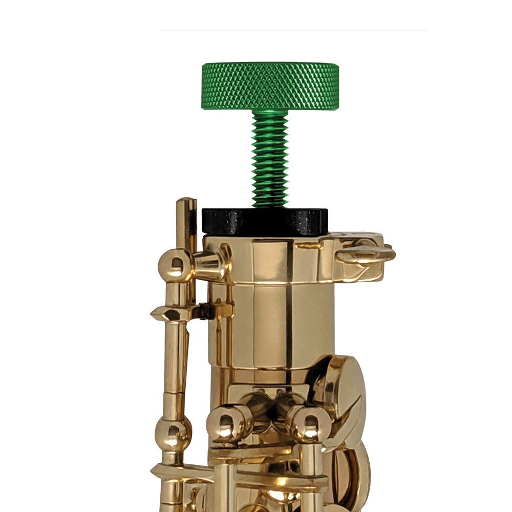 GapCap Alto Saxophone end plug flex fits in your sax, expands to fit your case, vents air to dry the body tube, and shock absorb