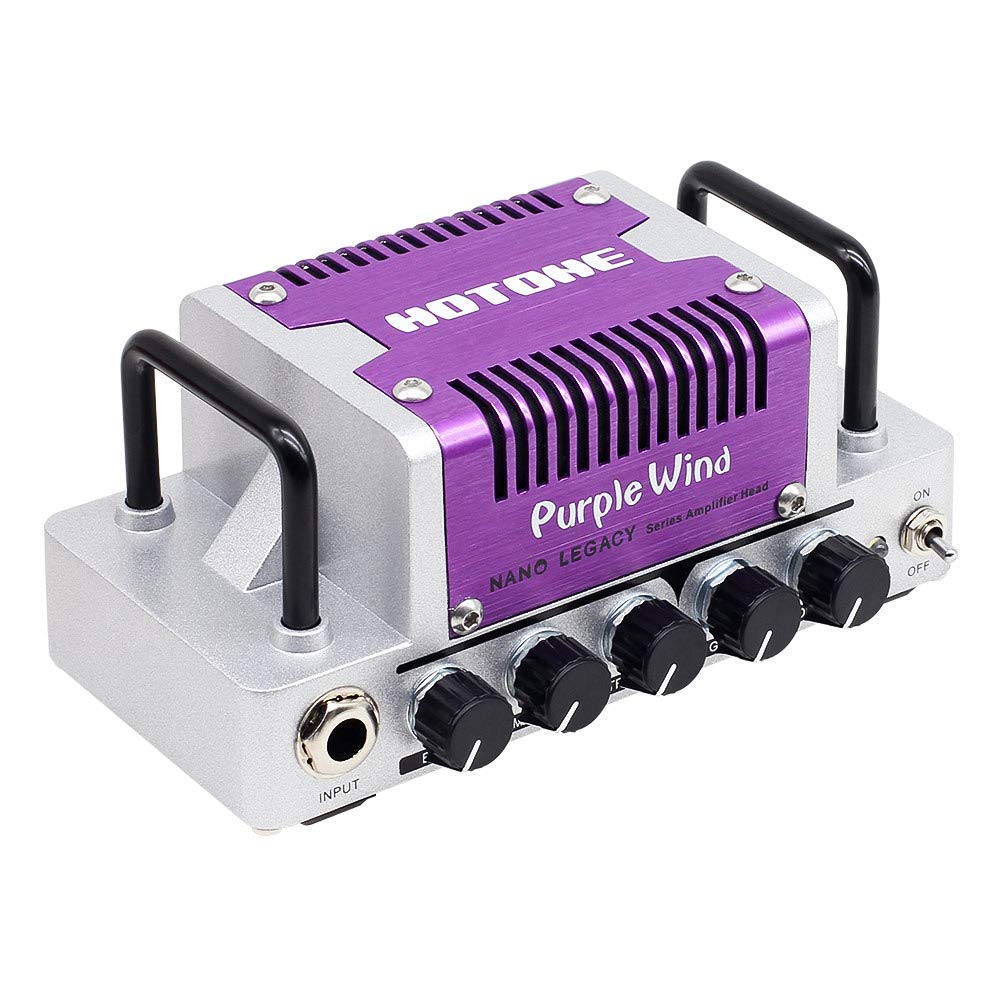 Hotone Nano Legacy Purple Wind 5 Watt Compact Guitar Amp Head With 3 Band Eq