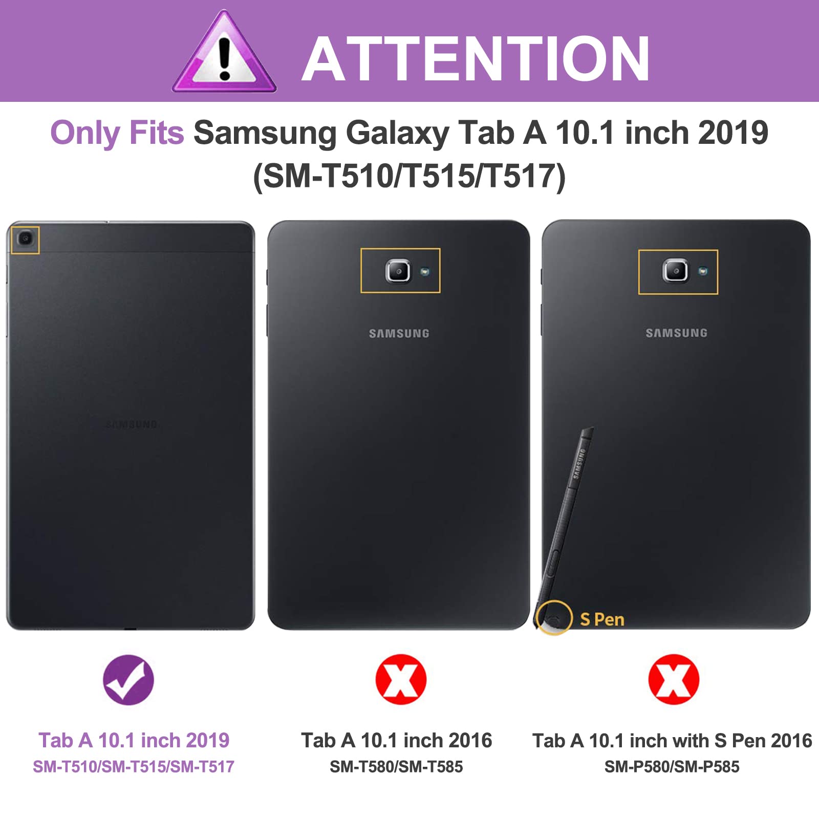 Braecn Case For Samsung Galaxy Tab A 10.1 2019