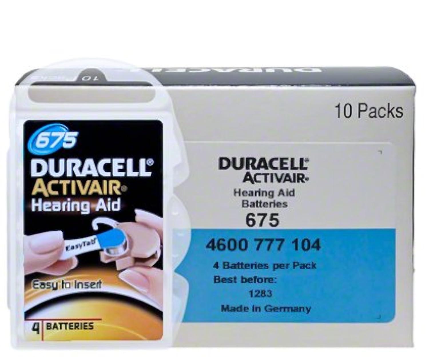 Duracell Pack De 60 Batterys Auditives For Pa675