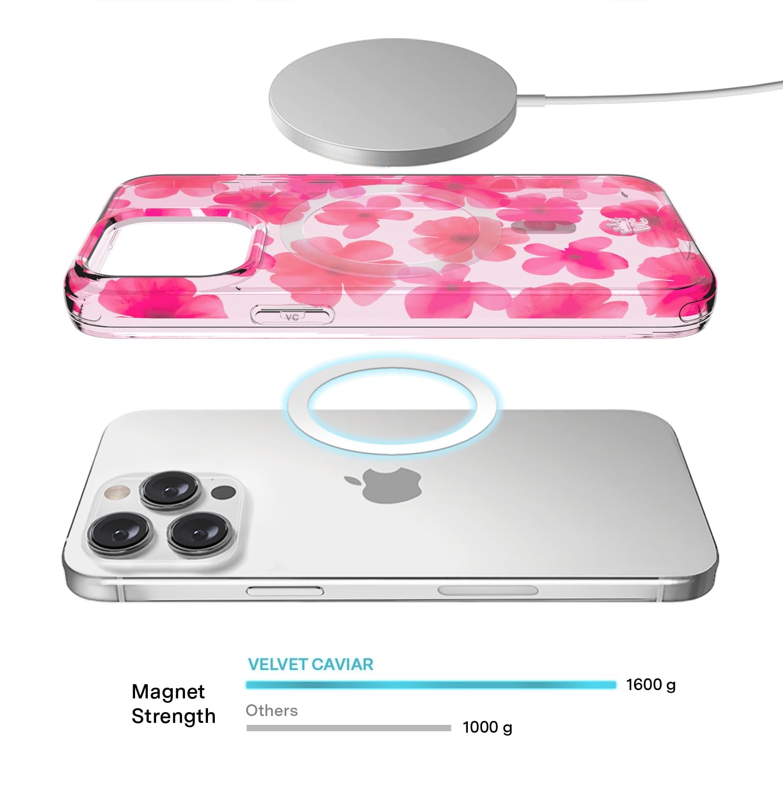 Velvet Caviar For Iphone 15 Pro Max Case Cherry Blossom   Compatible With Magsafe [8Ft Drop Tested]