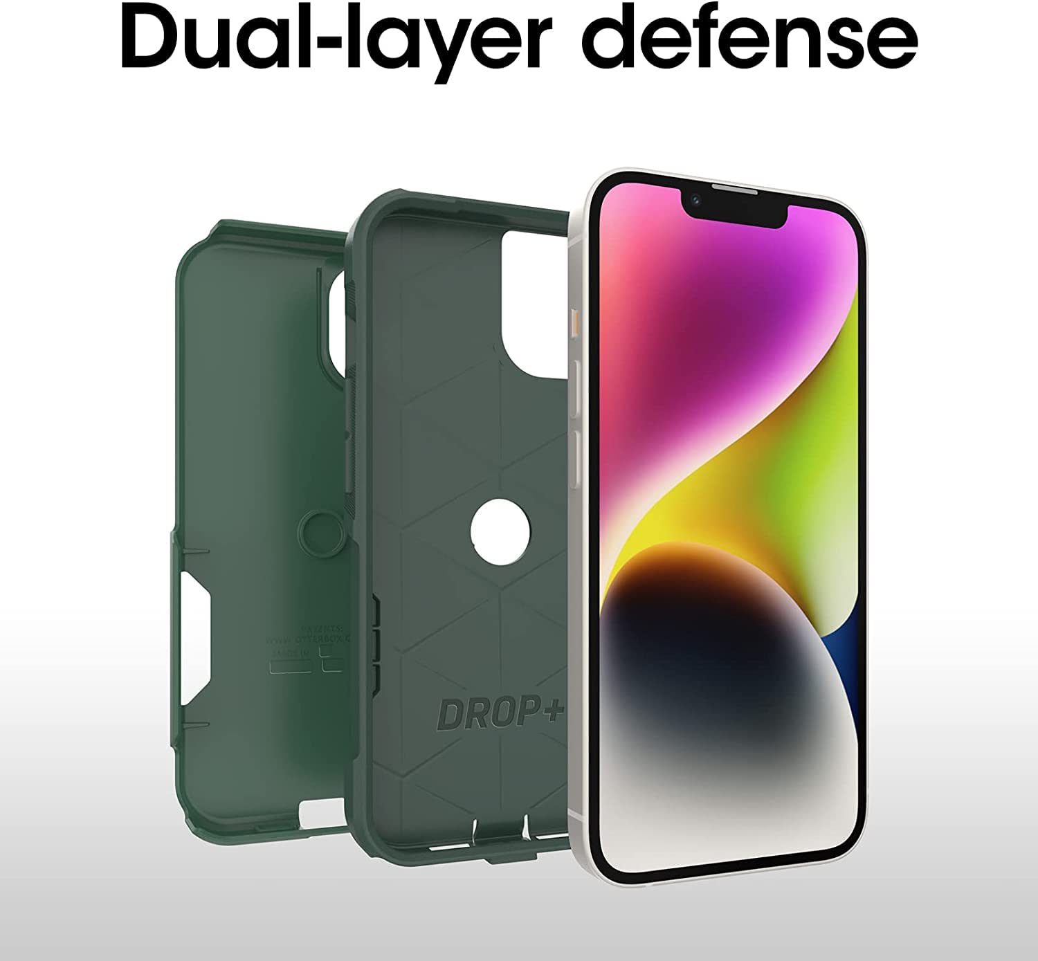 Otterbox Commuter Series Case For Iphone 13 (Only)   Non Retail Packaging   Trees Company (Green)