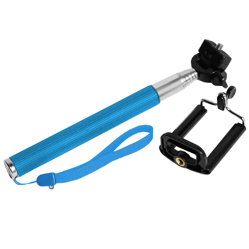 Asstd National Brand Smart Gear Extendable Monopod Selfie Stick, Blue