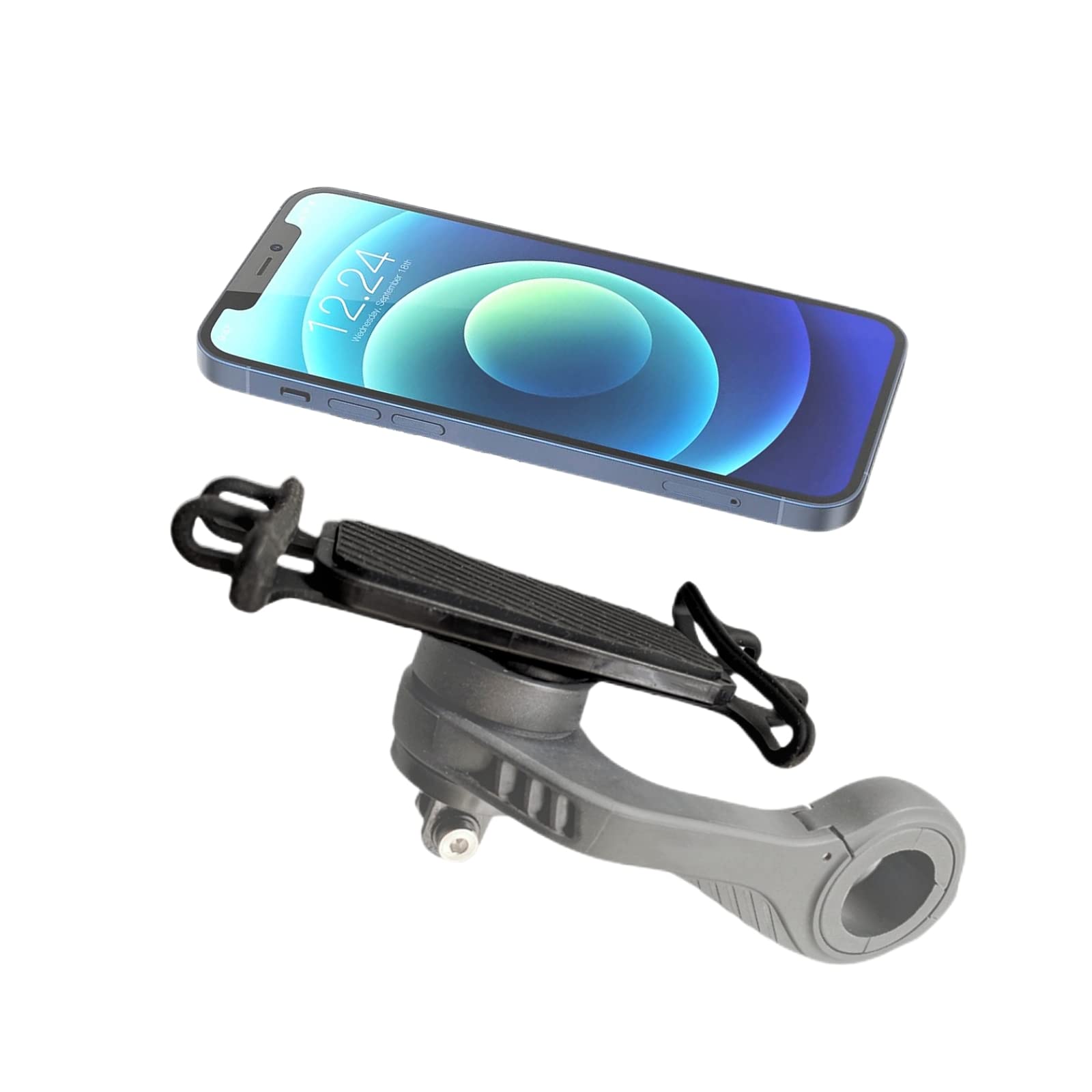 Nelbons Bike Phone Holder Compatible With Most Phones,Compatible With Bryto N Bicycle Bracket Mount Adapter,Detachable Universal