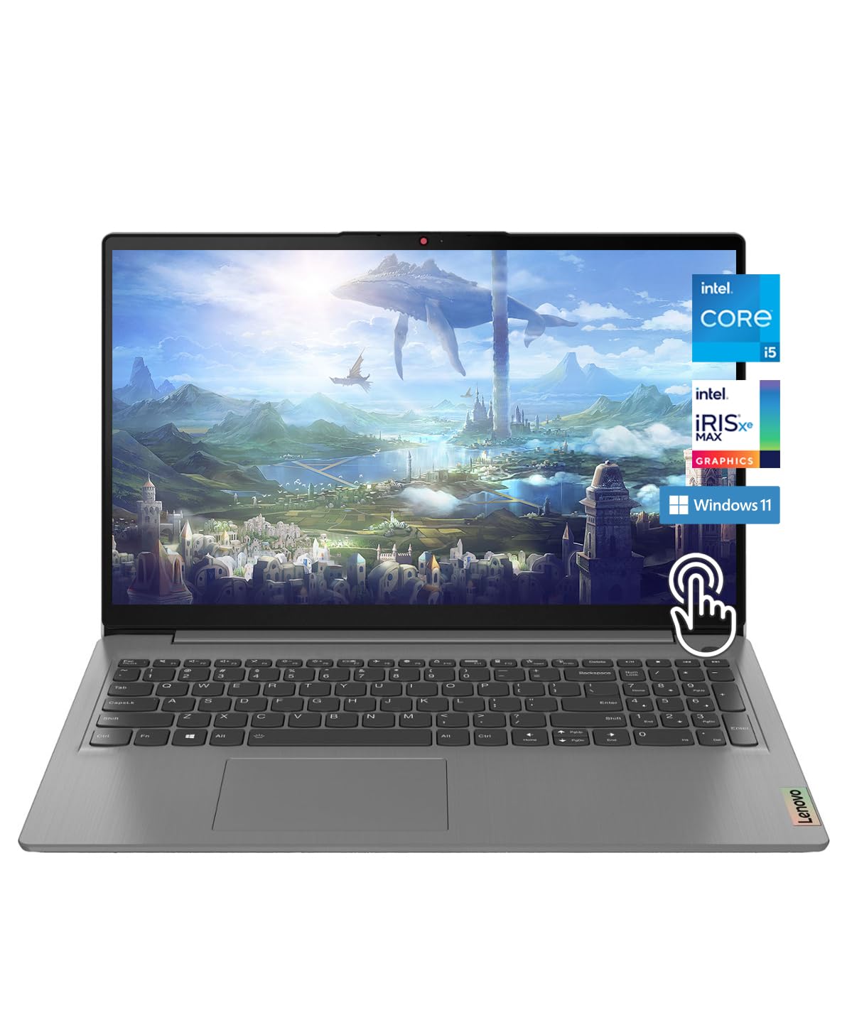 Lenovo 2023 Ideapad 3I Laptop, 15.6 Fhd Touch Screen Display, 12Gb Ddr4 Ram, 512Gb Ssd, Intel Core I5-1135G7, Hdmi, Webcam, Wi-F