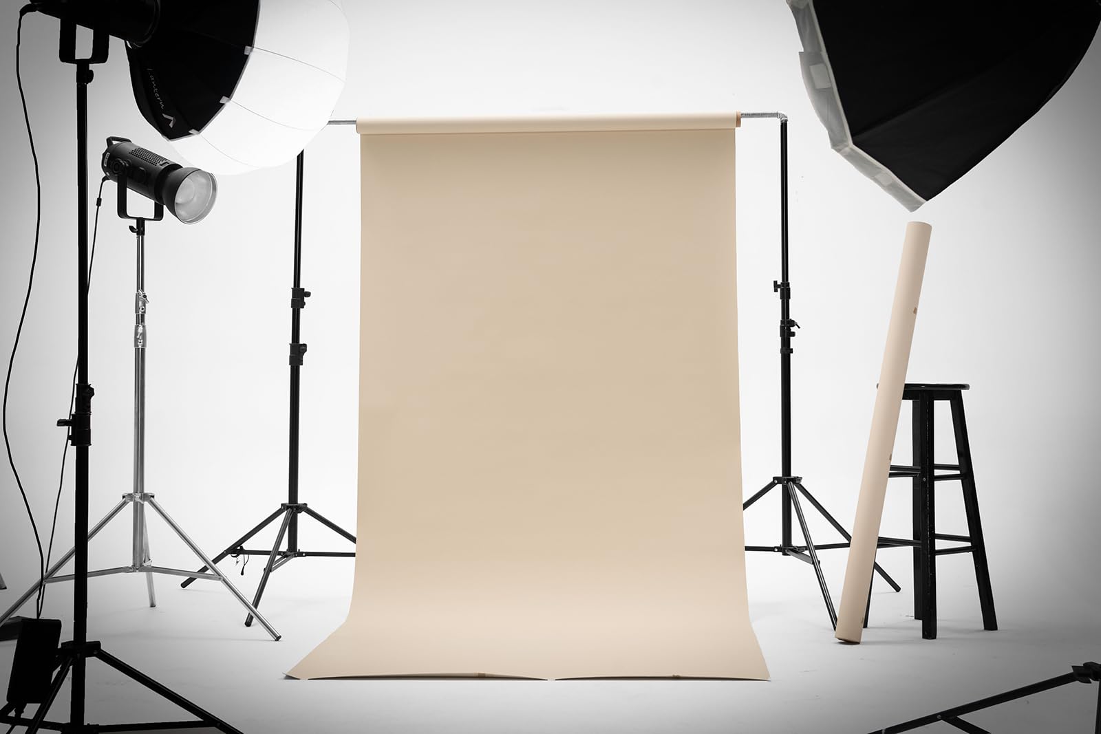 Kate Seamless Paper Backdrop For Photography Beige Cream Backdrop Paper (105''X32.8' Ivorine)