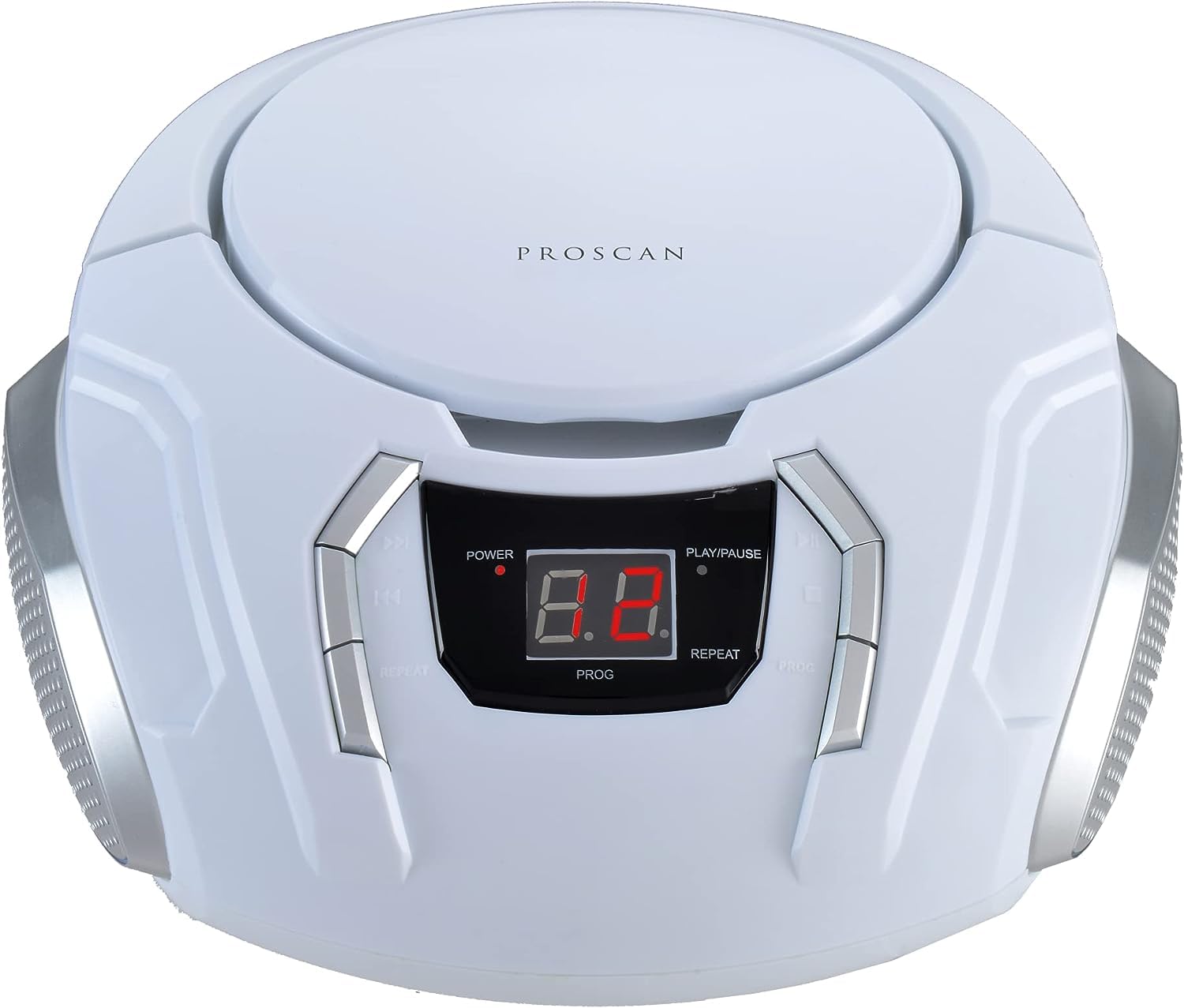 Proscan Elite Portable Cd Boombox With Am/Fm Radio   White