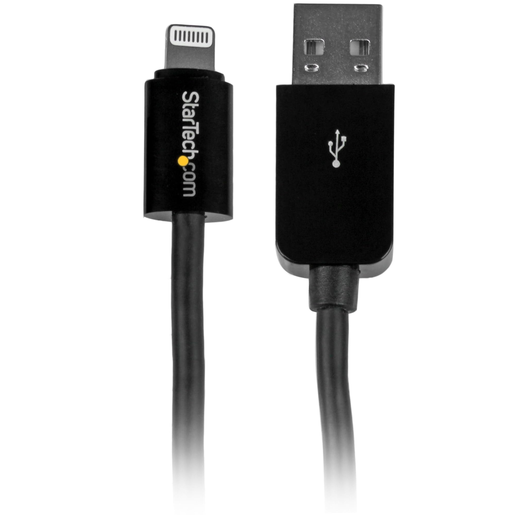 Startech.Com 3M (10Ft) Long Black Apple    8 Pin Lightning Connector To Usb Cable For Iphone / Ipod / Ipad   Charge And Sync Cab