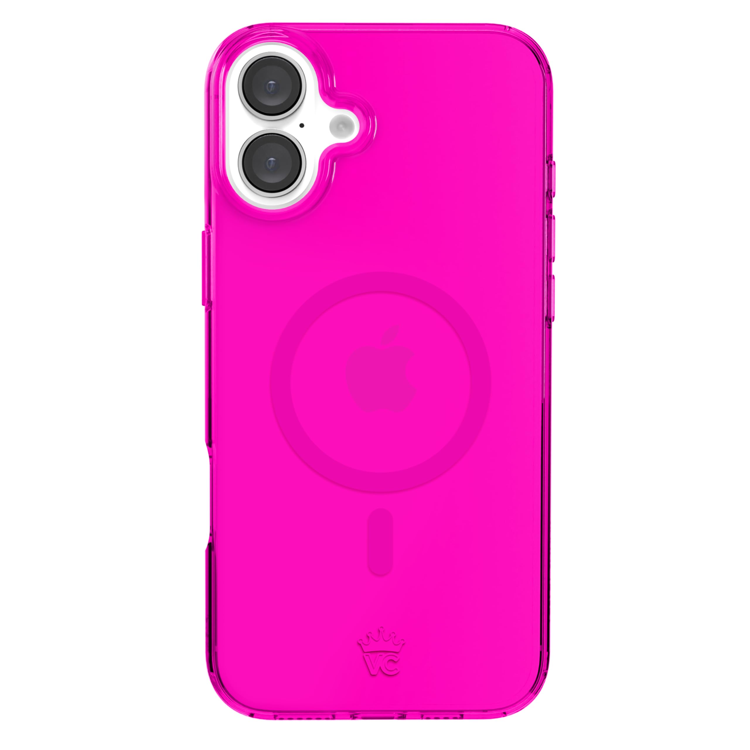 Velvet Caviar For Iphone 16 Plus Case Neon Hot Pink [8Ft Drop Tested] Compatible With Magsafe   Protective Clear Colorful Cases