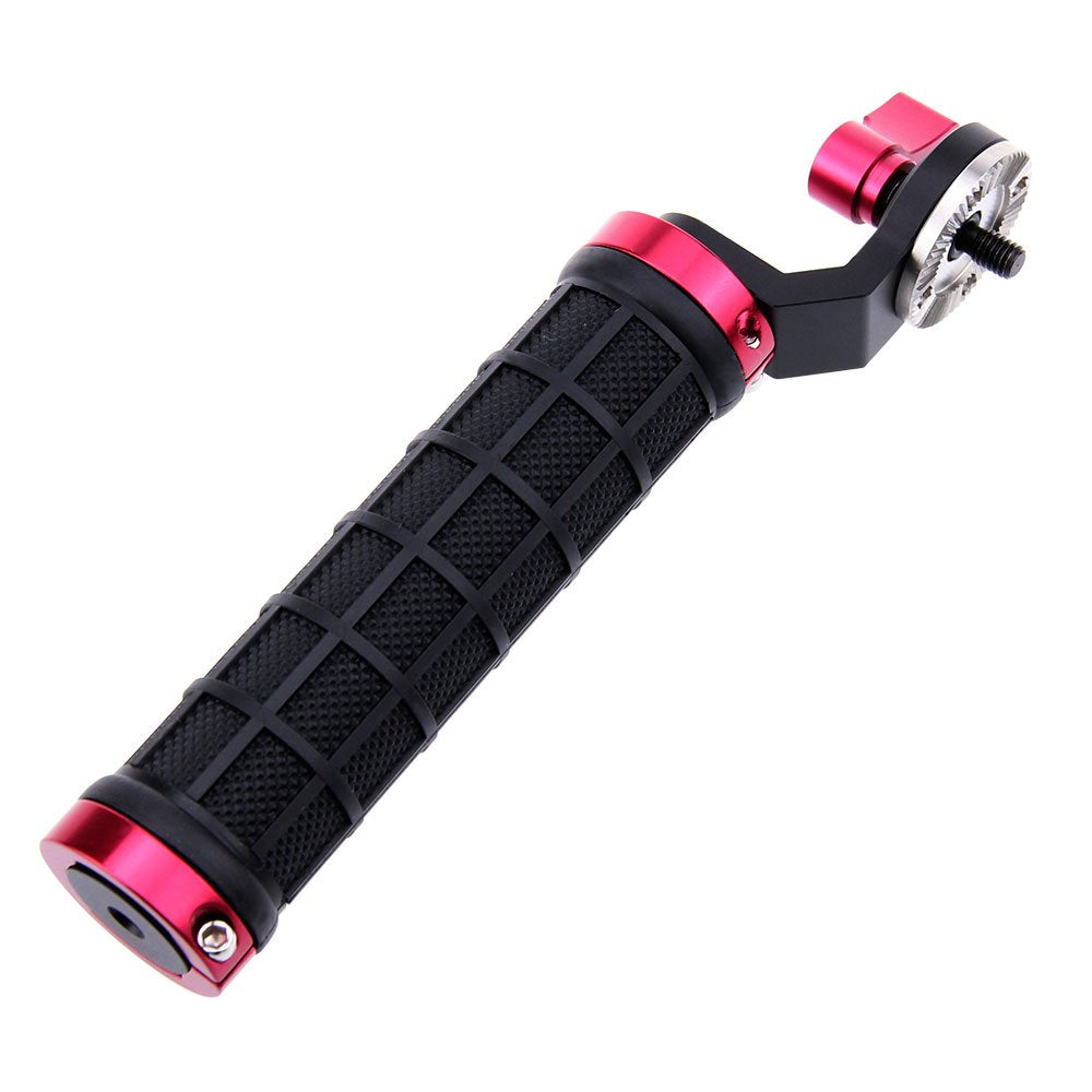 Camvate Aluminum Rosette Rubber Handle Grip For Rosette Standard Accessory(Red,M6 Thread,31.8 Mm) - 1445