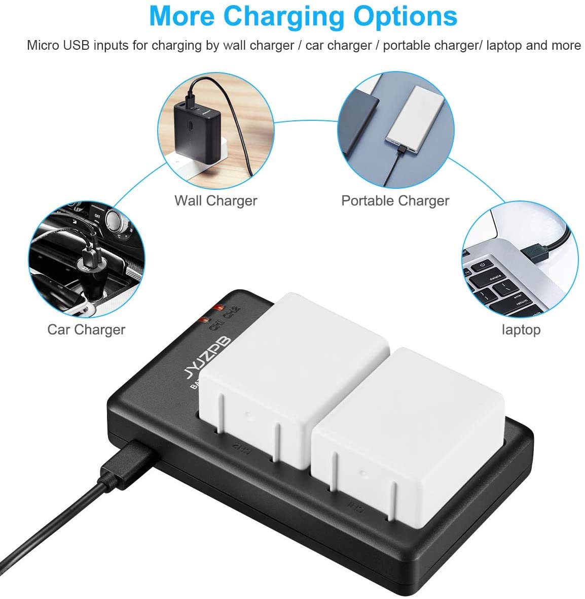Jyjzpb 2 Pack Replacement Batteries For Arlo Ultra, Ultra 2, Arlo Pro 3 And Pro 4 Camera Vmc4040P With Dual Battery Charger(Not