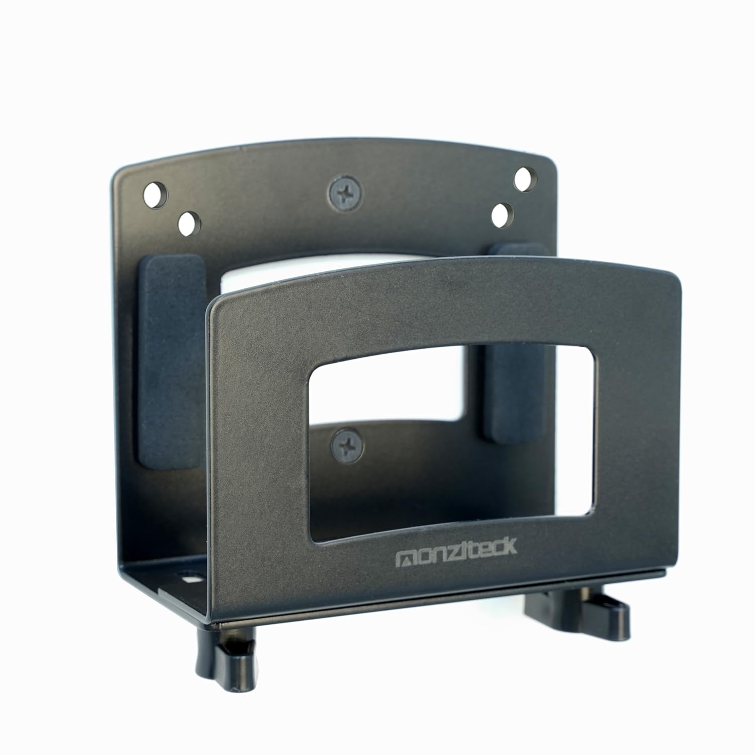 Monzlteck Adjustable Small Device Wall Mount Or Vesa Mount Behind The Monitor |Design For Streaming Media Player, Switch, Wii,Ca