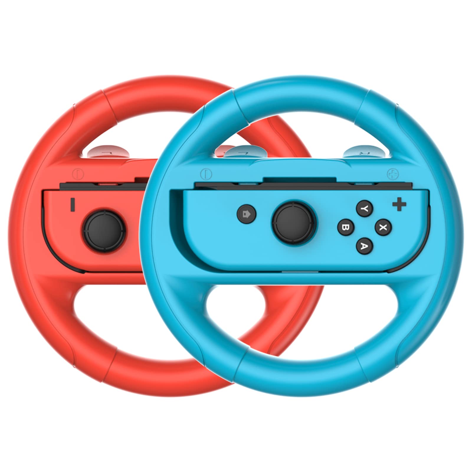 Tizopo 4 Pcs Steering Wheel Compatible For Nintendo Switch Wheel, Family Sports Party Pack Accessories Compatible With Switch Jo