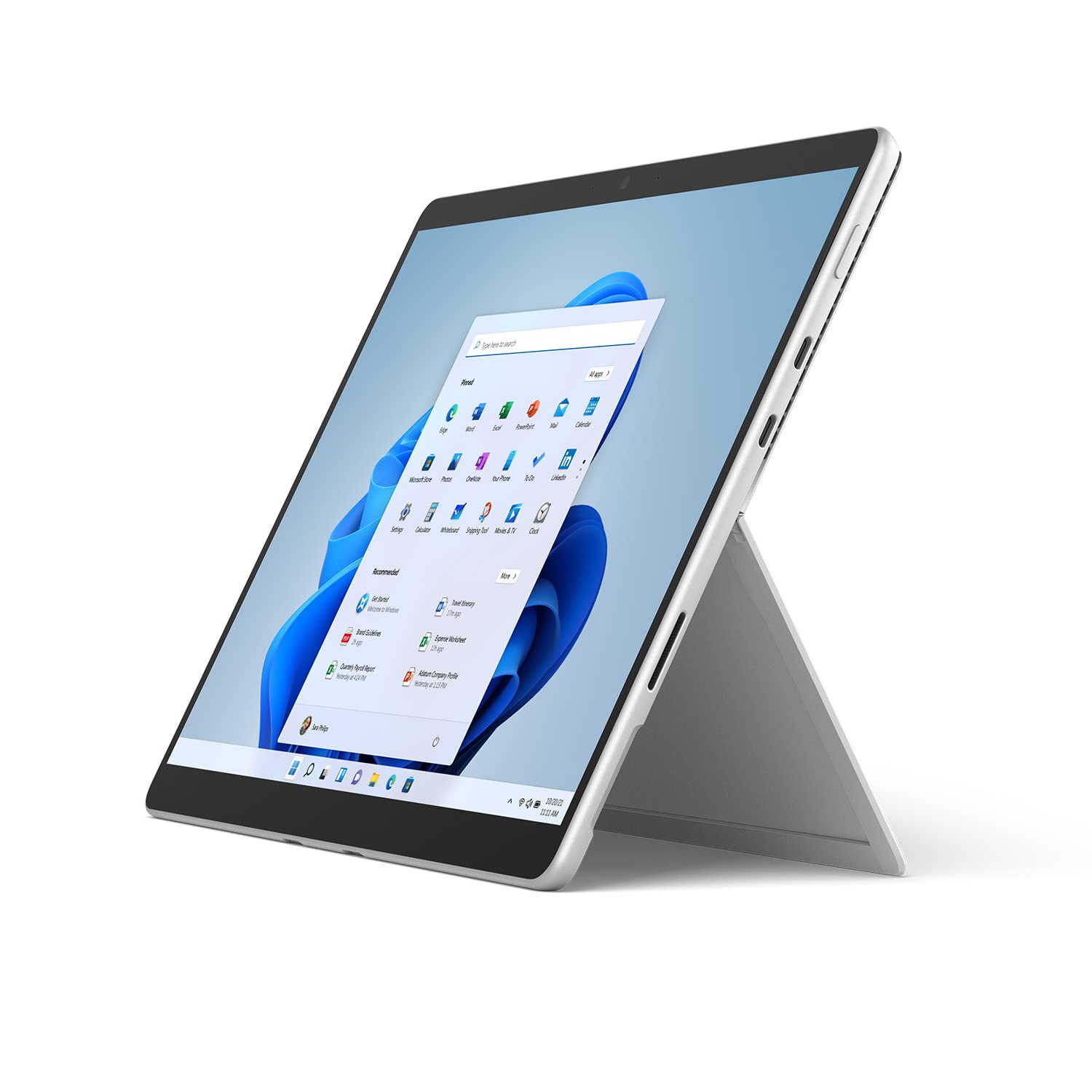 Microsoft Surface Pro 8-13 Touchscreen - Intel Evo Platform Core i7-16GB Memory - 512GB SSD - Device Only - Platinum (Latest Mod