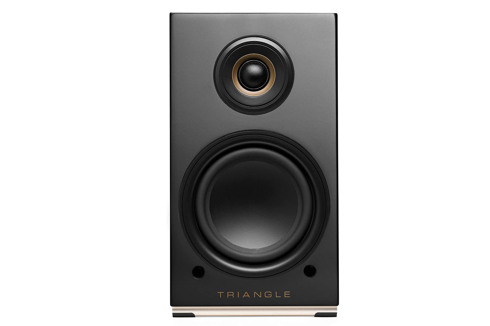 Triangle Audio Aio Twin Wireless Bluetooth Wi Fi Speaker (Pair, Graphite Black)