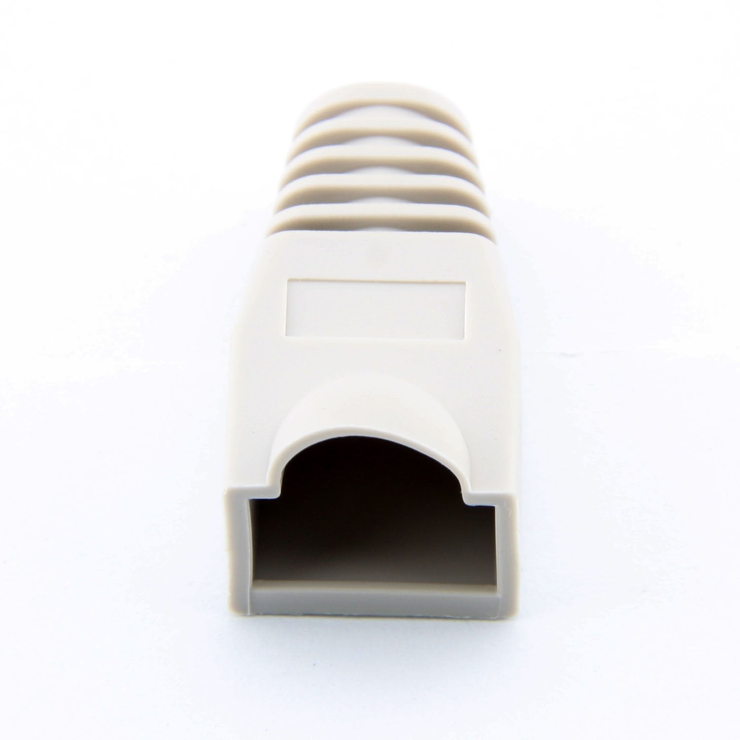 100Pcs Cat5E Cat6 Rj45 Cable Strain Relief Boots Ethernet Network Connector Plug Cover (White)