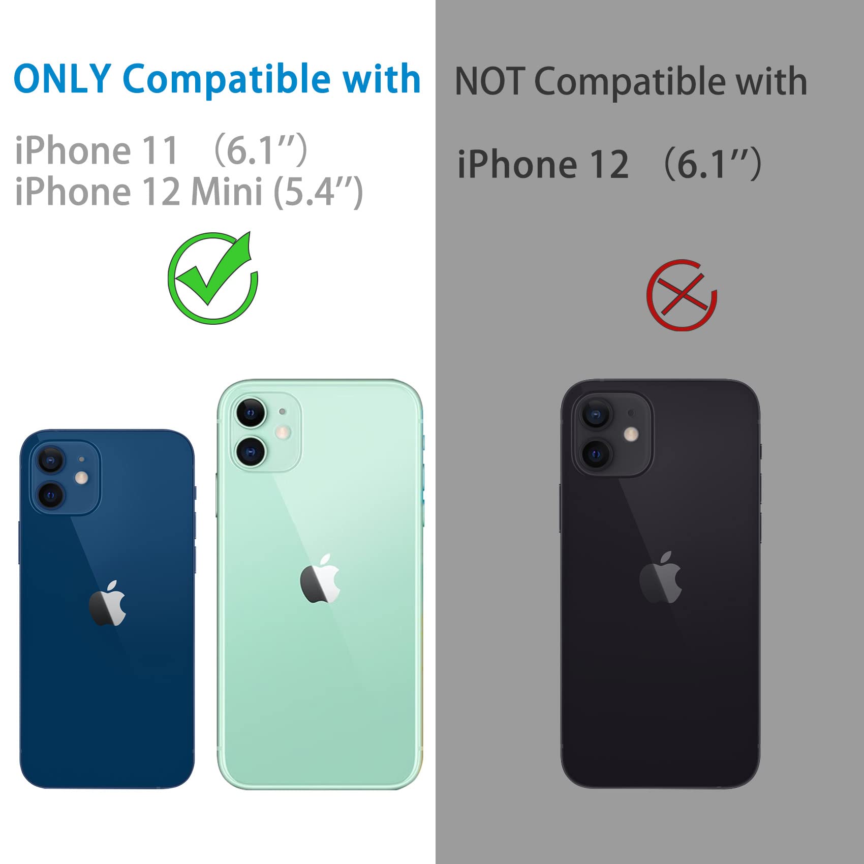 Dengduoduo ?3 Pack? Camera Lens Protector For Iphone 11 & Iphone 12 Mini, Ultra Hd, Tempered Glass, 9H Hardness, Anti Scratch, C