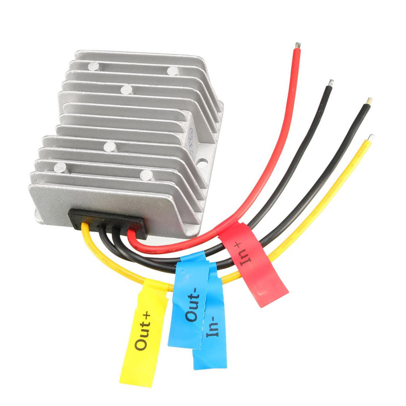 Top Vigor Voltage Converter Dc/Dc 12V To 48V 3A 144W Converter Step Up, Waterproof Ip68 Boost Converter Regulator Transformer