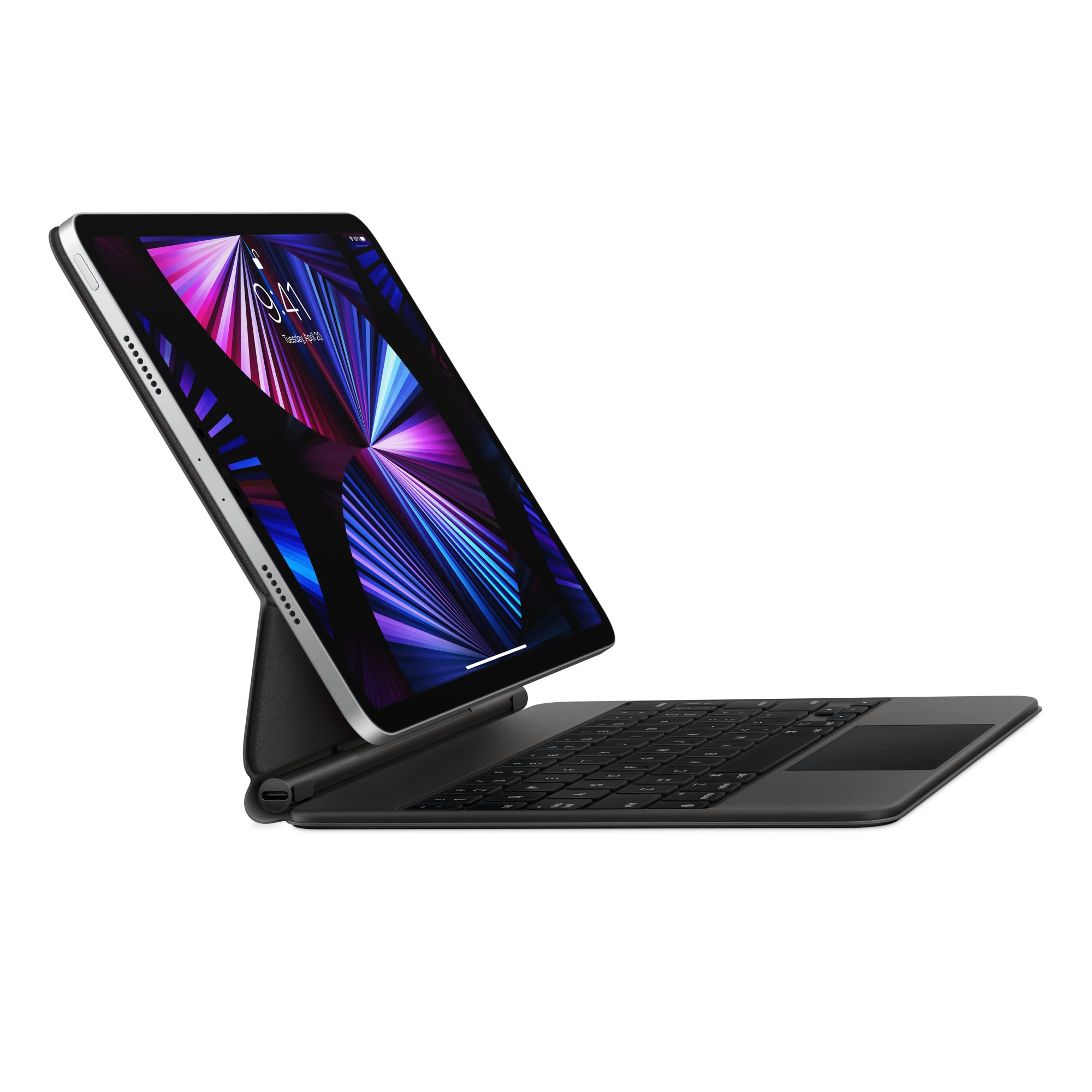 Apple Magic Keyboard: iPad Keyboard case for iPad Pro 11 inch (1st, 2nd, 3rd, 4th gen) and iPad Air (4th, 5th gen, and M2), Great Typing Experience, Built in trackpad, Ukrainian   Black