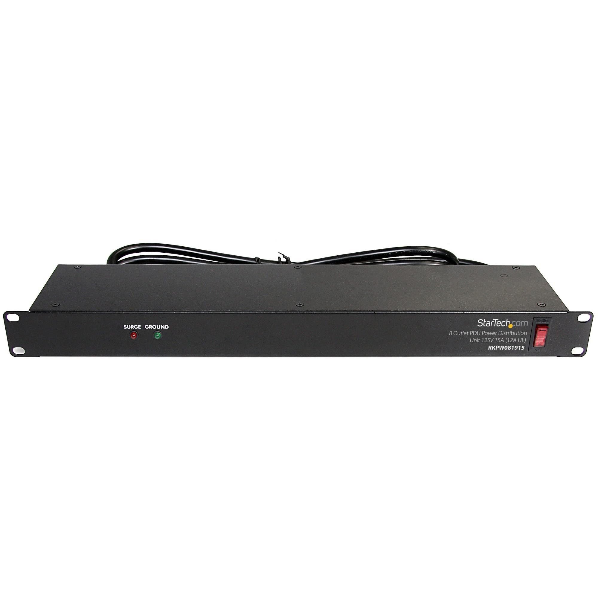 Startech.Com 1U Rackmount 8 Outlet Pdu Power Distribution Unit