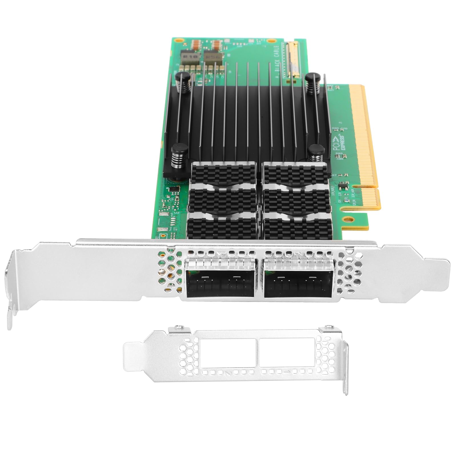 Vogzone 200Gb Ethernet Smart Nic With Mellanox Connectx 6 Dx Chipset, Pcie 4.0 X16 With 200Gb Infiniband Qsfp56 X 2, Infiniband/