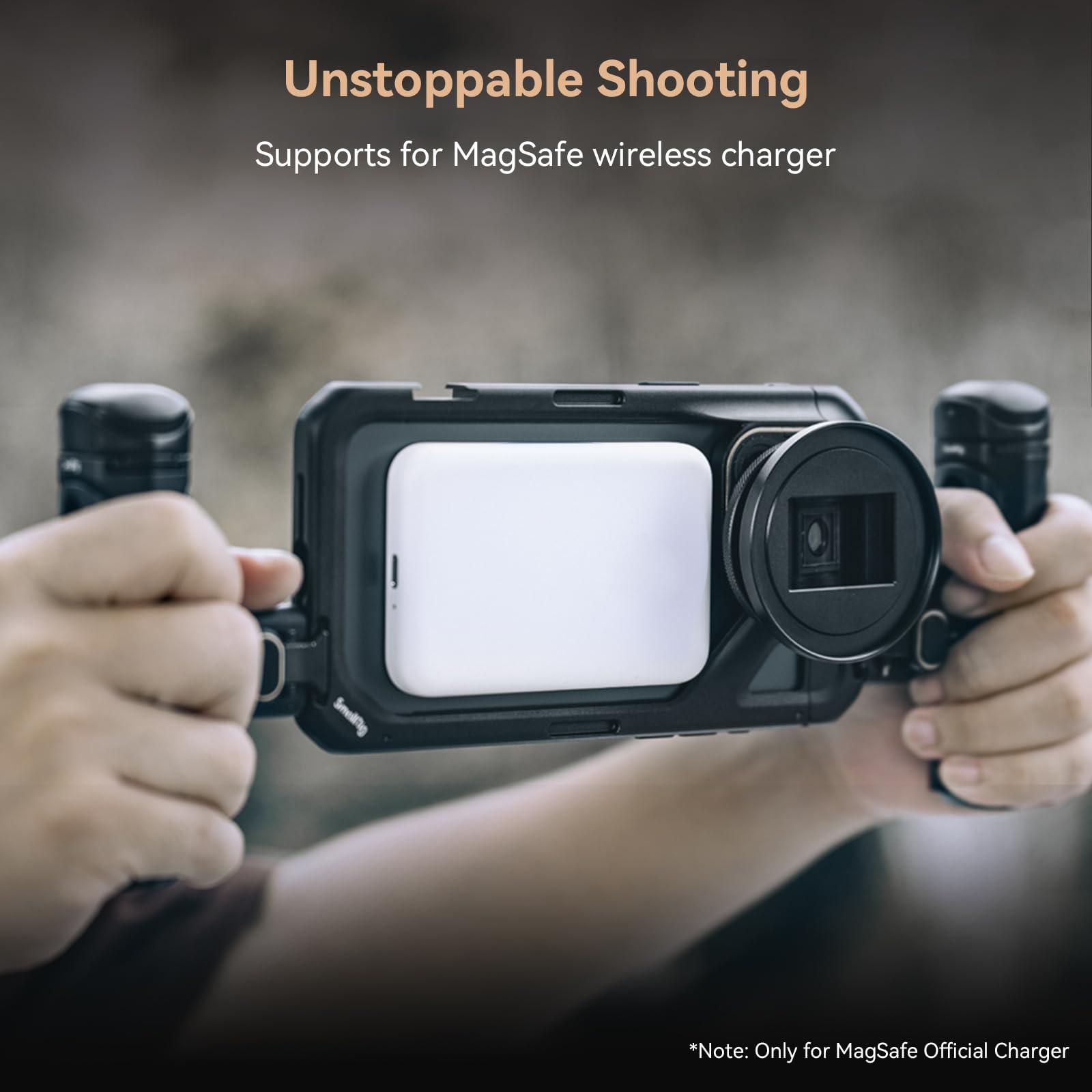 Smallrig Dual Handheld Phone Cage Kit For Iphone 15 Pro Max, Mobile Video Rig Cage Kit With Wireless Quick Release Dual Handles