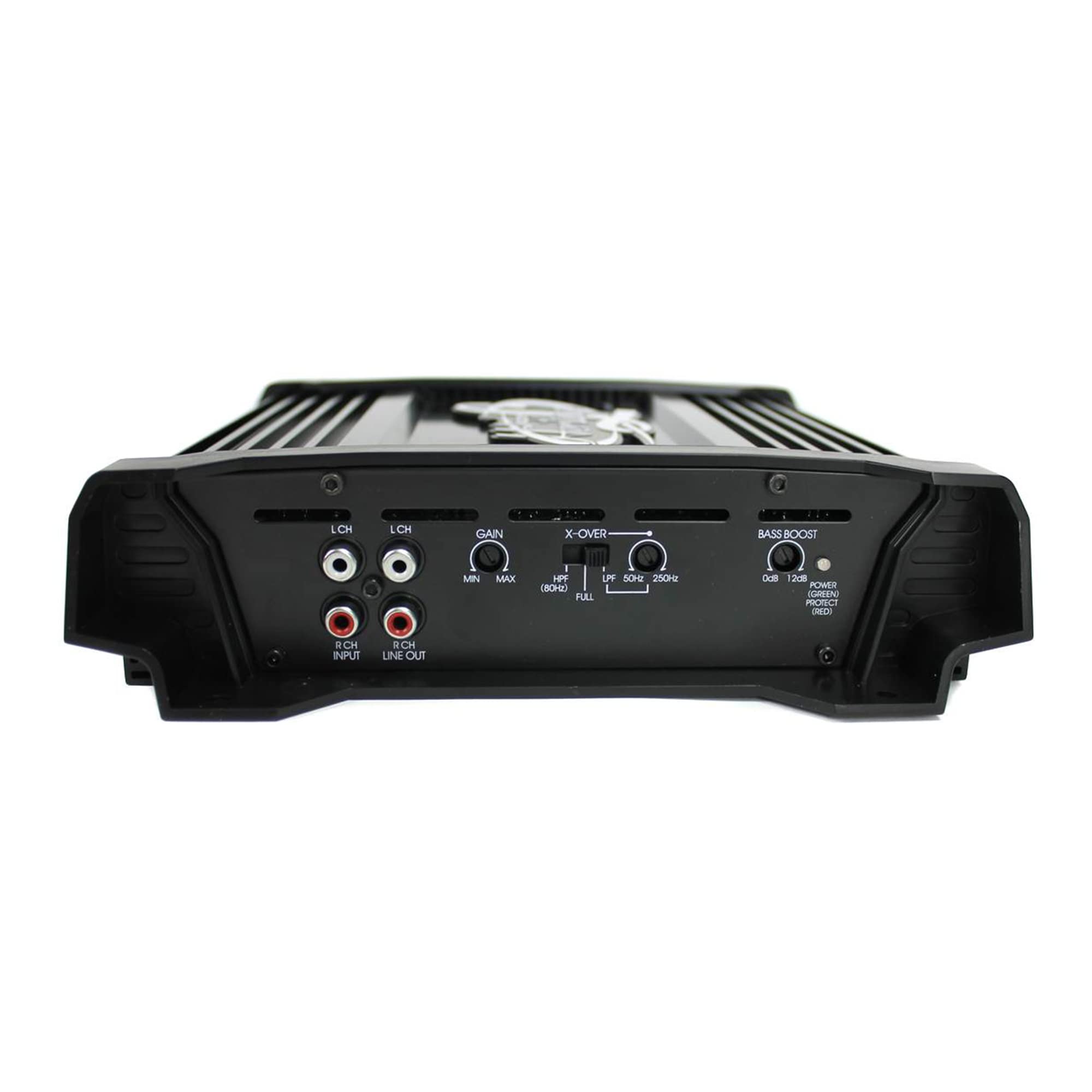 Lanzar Amplifier Car Audio, 2 Channel, 1,000 Watt, 4 Ohm, Mosfet, Rca Input, Bass Boost, Mobile Audio, Amplifier For Car Speaker