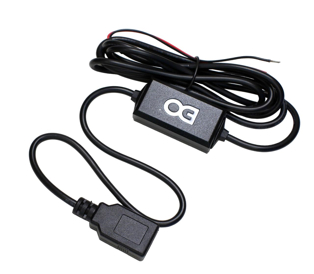 Edo Tech Hardwired Cable Car Charger Kit For 5V Female Usb A Power Port For Gps Siriusxm Radio Dash Cam Dvr