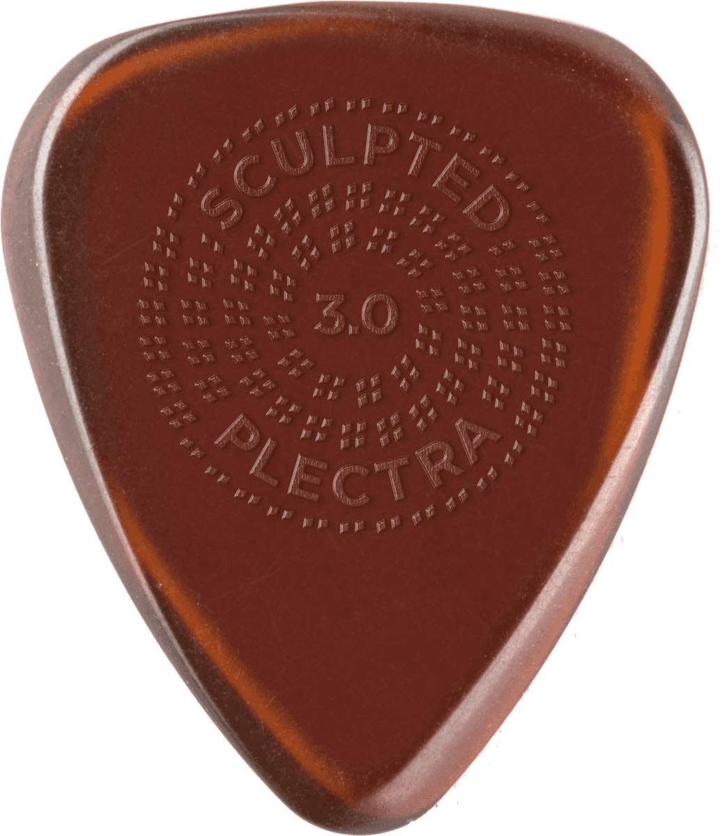 Dunlop Primetone Standard 3.0Mm Sculpted Plectra With Grip, 3 Pack