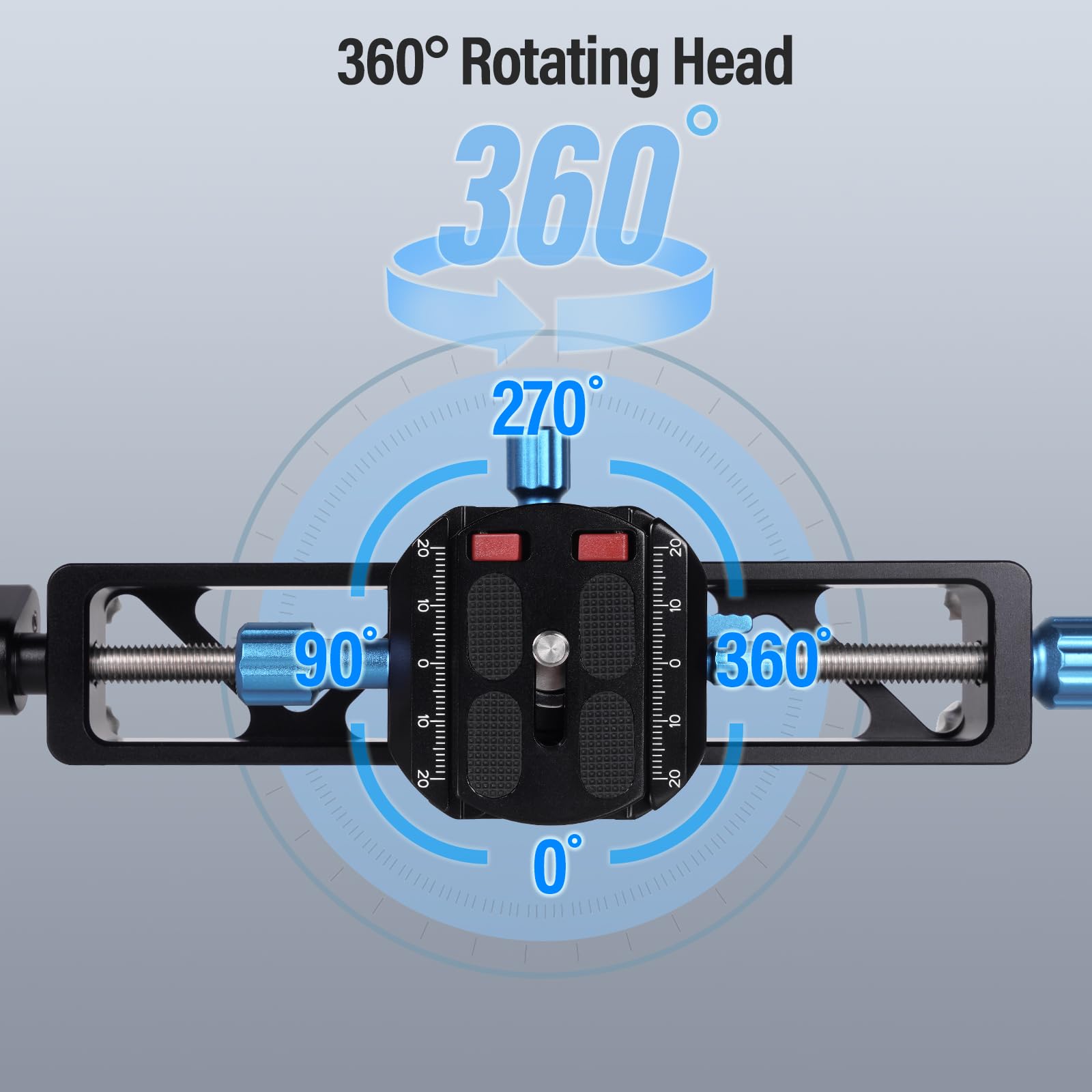 Sirui Macro Focusing Rail, Quick Adjustment Close Up And Macro Photography Precise Focus Rail With 360�Rotating Head Qr Plate For Arca Swiss, Detachable Feet, Universal Camera Compatibility, Ms18