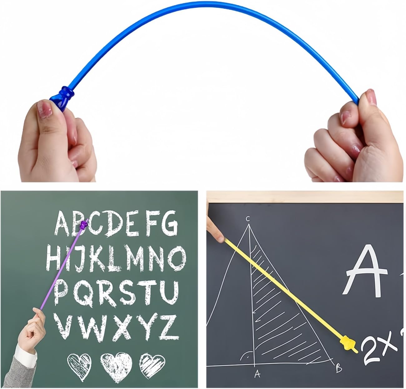 10Pcs Children Finger Reading Stick Point Reading Pen Kindergarten Student Teacher Teaching Reading Picture Book Finger Shape Mi