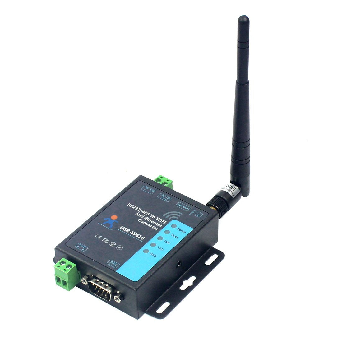 Serial To Wifi Ethernet Wireless Converter Rs232 Rs485 Serial Server(Usr W610)