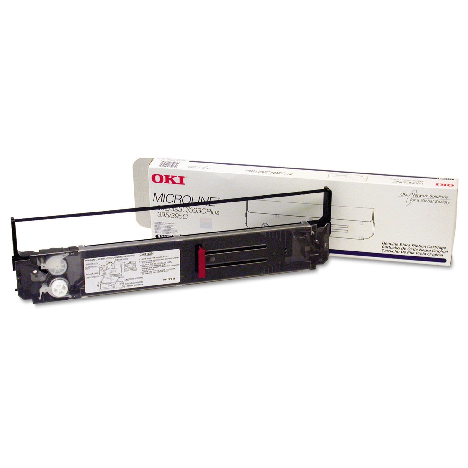 Okidata Model 52103601 Black Nylon Printer Ribbon