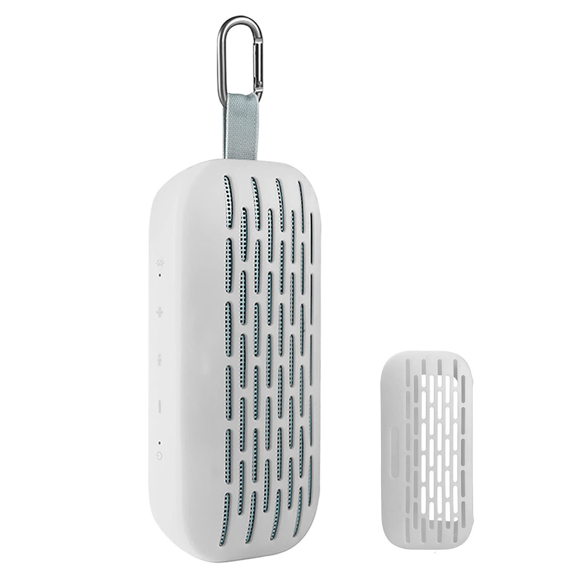Huayuwa Silicone Cover Sleeve (White) Compatible For Bose Soundlink Flex Bluetooth Portable Speaker