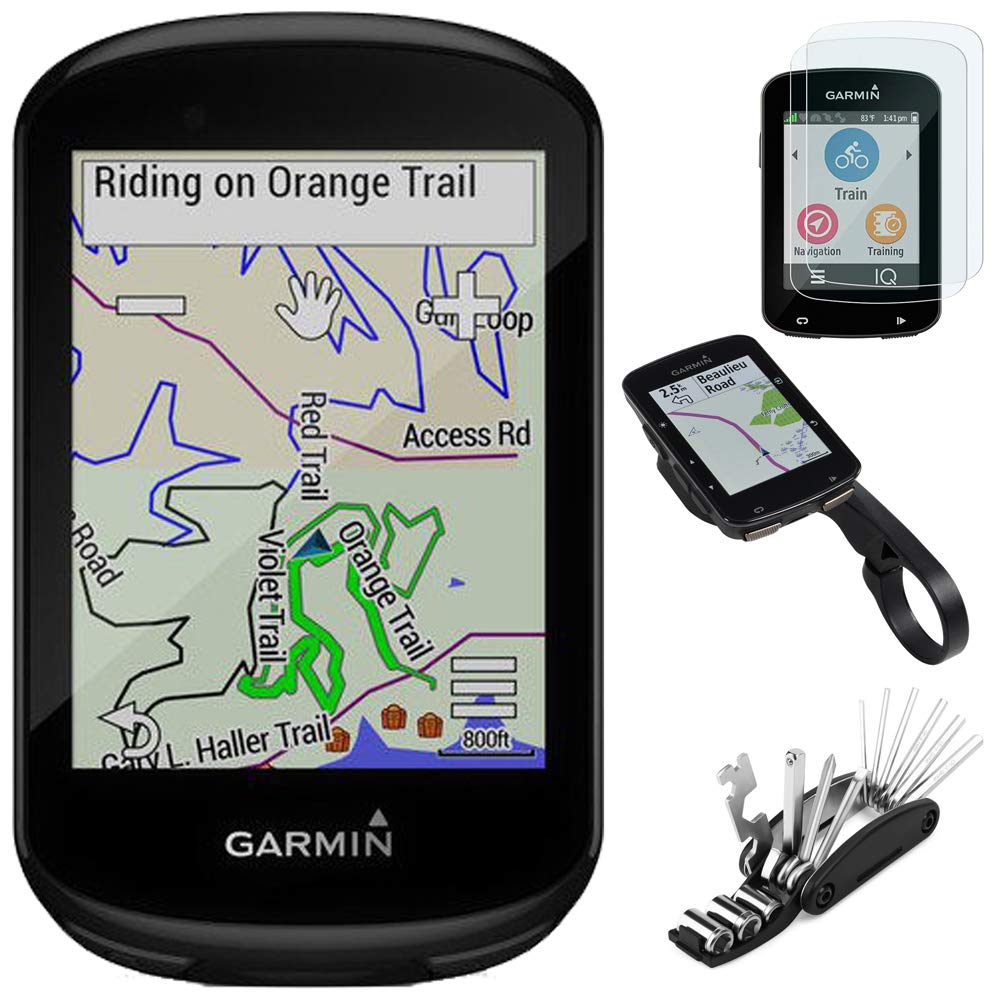 Garmin 010 02061 00 Edge 830 Gps Cycling Computer Bundle With Screen Protector, Scratch Resistant Tempered Glass, Bike Mount Edg