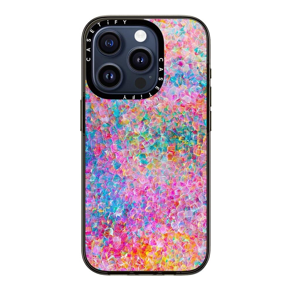 Casetify Compact Iphone 15 Pro Case [2X Military Grade Drop Tested / 4Ft Drop Protection]   My Neon Summer By Ingrid Ching   Cle
