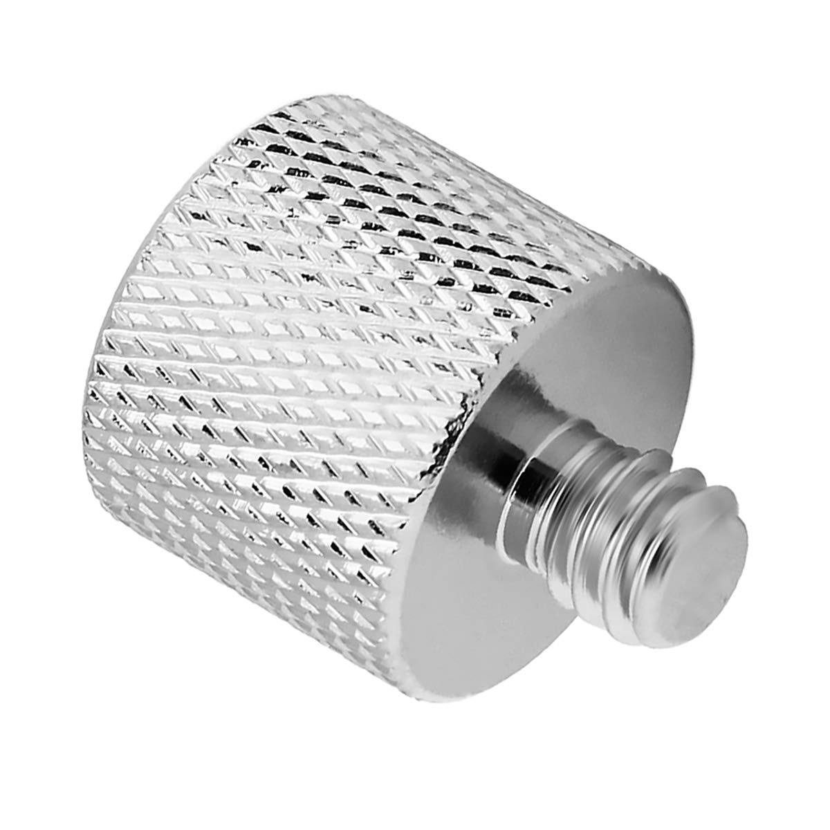 Jomley 3/8 To 1/4 Adapter, 3/8'' 16 Female To 1/4'' 20 Male Thread Adapter For Camera Monitor, Mic Stand,Tripod   2 Pack