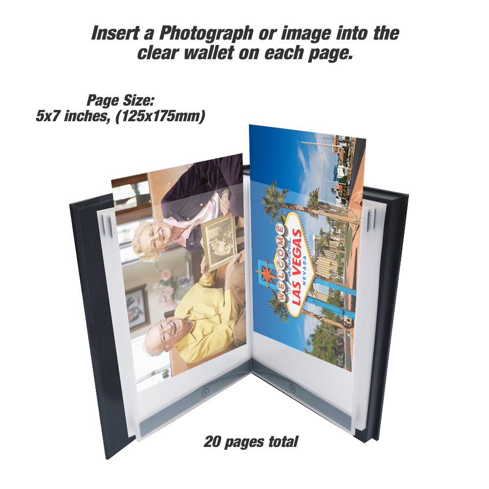 Talking Products, Voice Recordable Talking Photo Album. 6 Minute Recording Time. Hardback Cover And 20 7X5'' Pages. Create Your