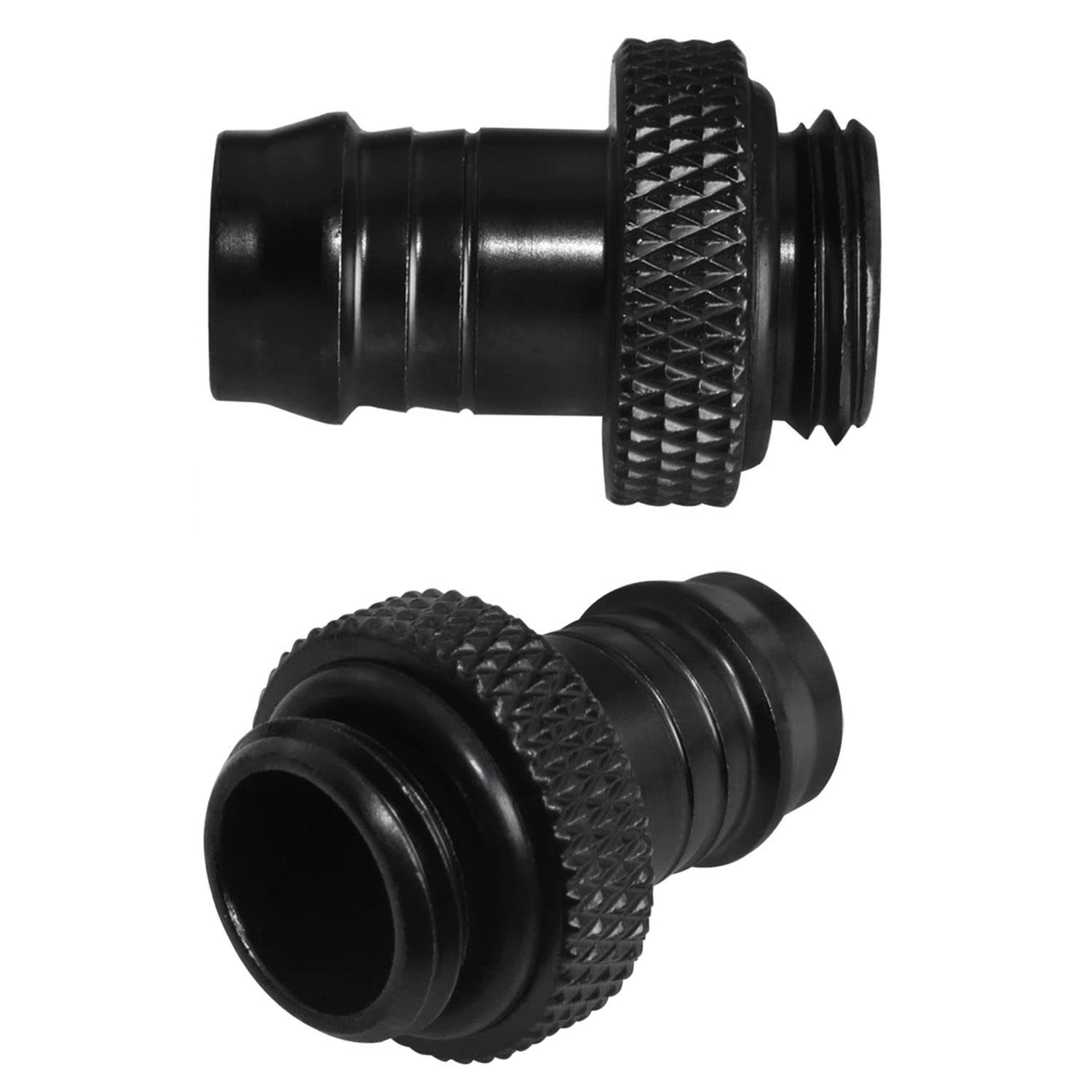 G1/4'' To 3/8'' Barb Fitting Zzlzx 2Pcs G1/4'' To 3/8'' Soft Tubing Barb Extender Connector For Computer Water Cooling System, B